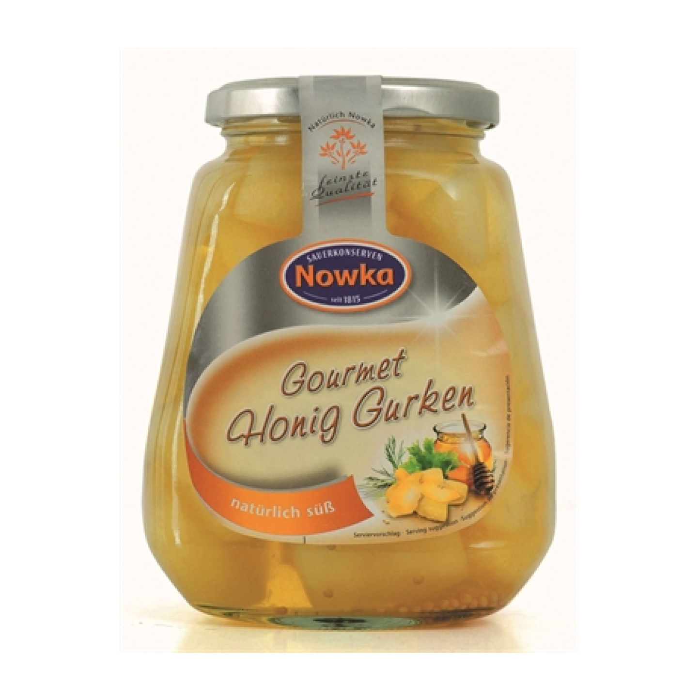 Nowka Gourmet Honig Gurken 530g