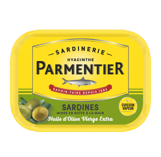 Conserverie Parmentier Sardines with Extra Virgin Olive Oil 135g