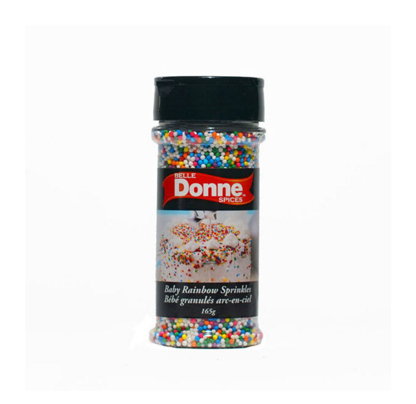 Belle Donne Baby Rainbow Sprinkles 165g