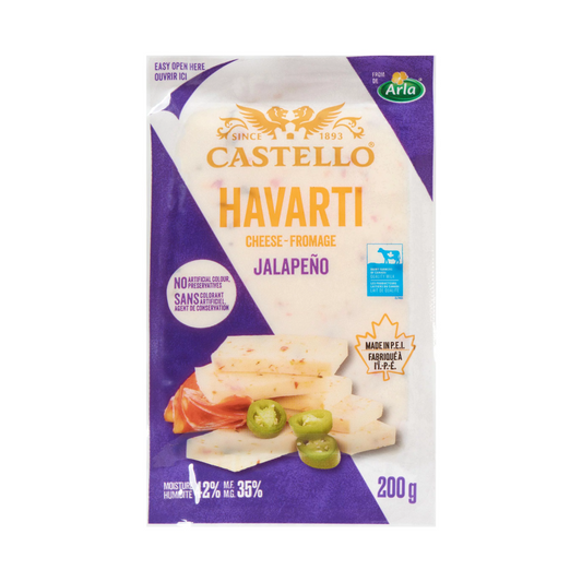 Castello Havarti Slices with Jalapeño 165g