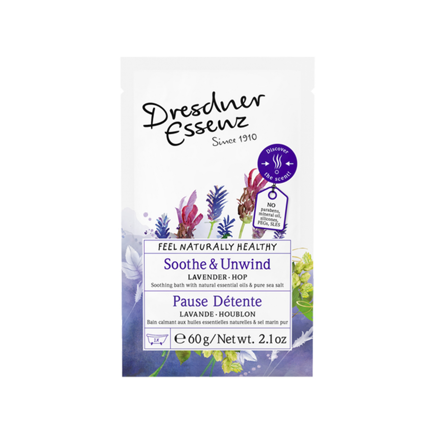 Dresdner Essenz Soothe & Unwind Lavender Bath Concentrate