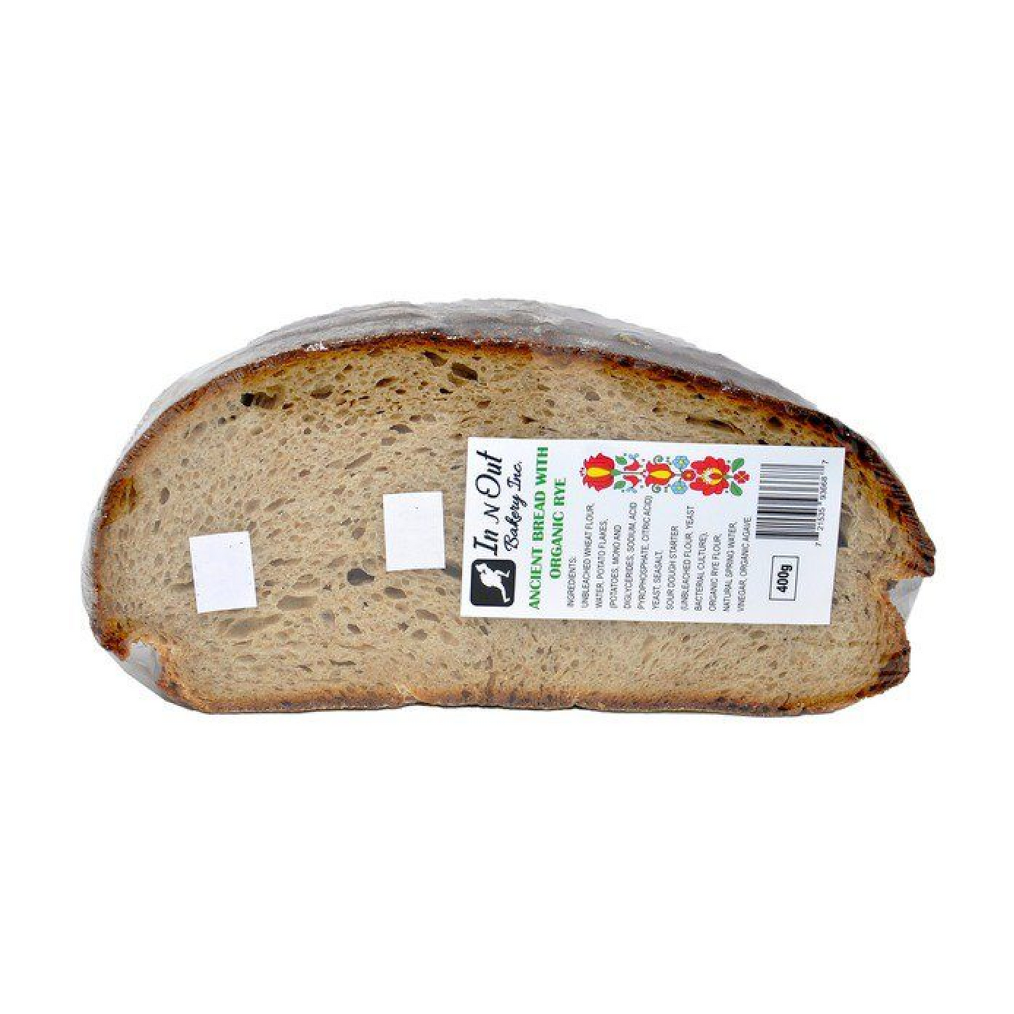 In N Out Bakery Ancient Bread with Rye 400g