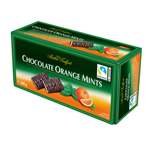 Maître Truffout Chocolate Orange Mints 200g