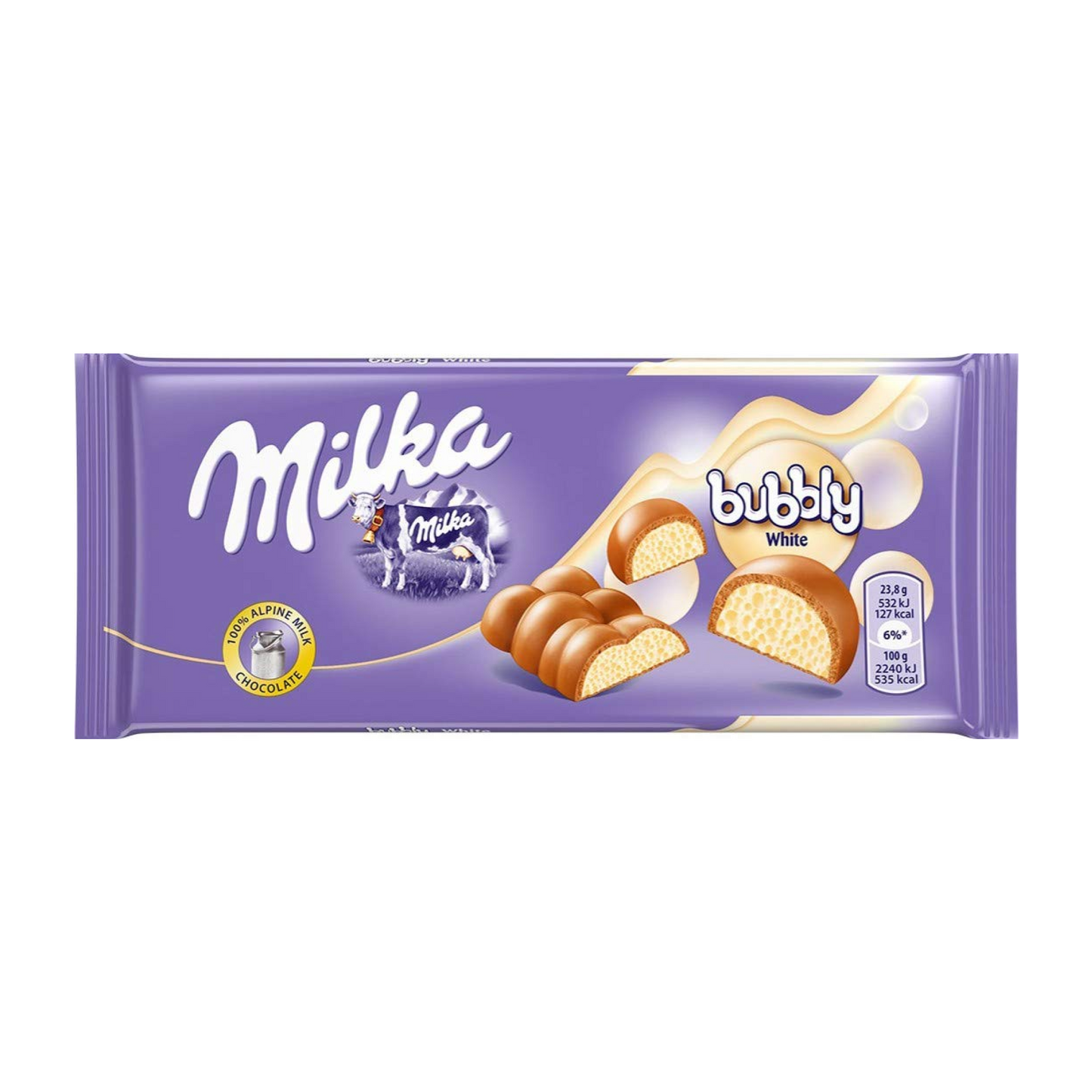 Milka Bubbly White 95g