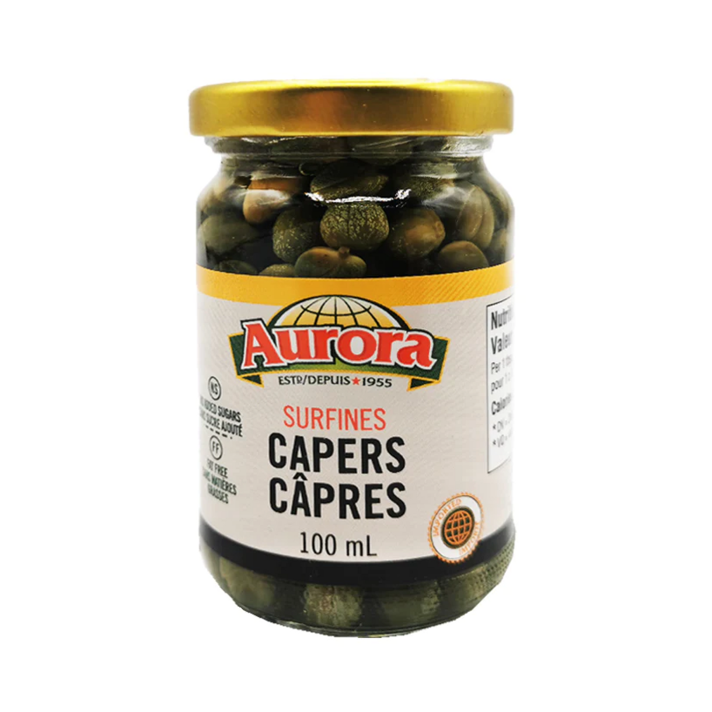 Aurora Superfine Capers 100ml