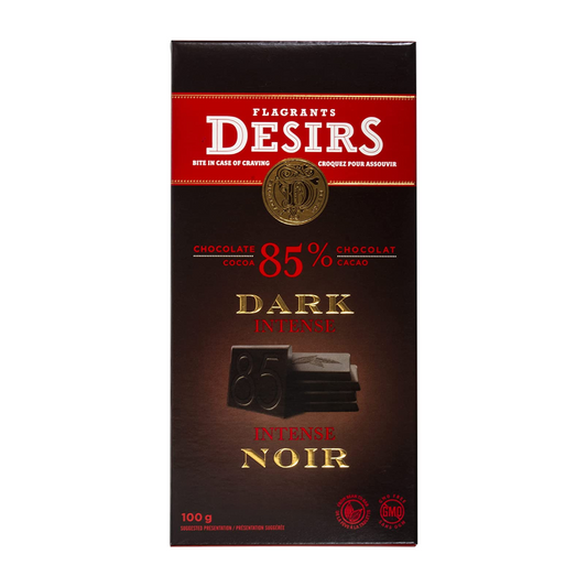 Flagrants Desirs 85% Intense Dark Chocolate 100g