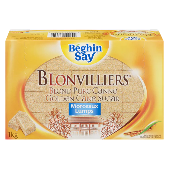 Beghin Say Blonvilliers Golden Cane Sugar 1kg