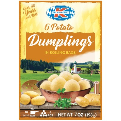 Dr. Willi Knoll 6 Potato Dumplings in boing bags 200g