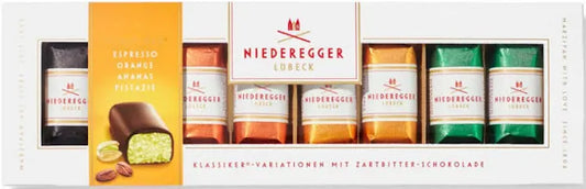 Niederegger Lübeck Marzipan Pralines assorted with Dark Chocolate 100g