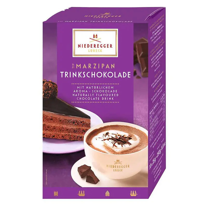 Niederegger Marzipan Hot Chocolate, 10 packets 250g