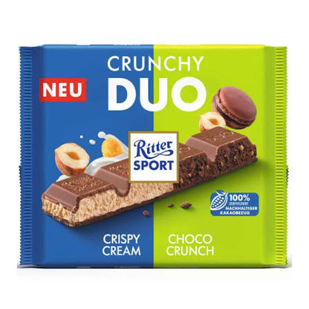 Ritter Sport Crunchy DUO Crispy Cream&Choco Crunch 300g