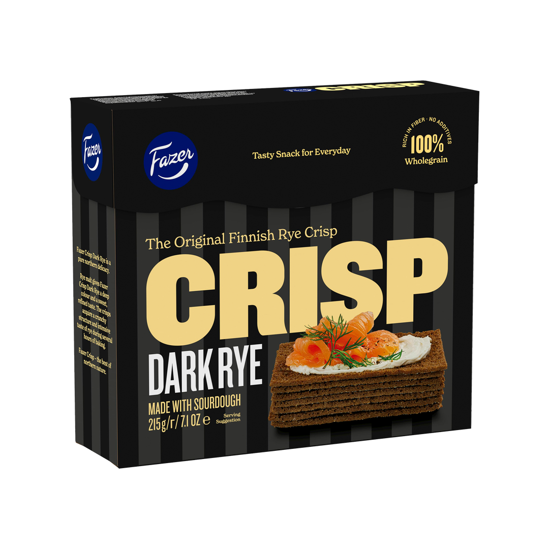 Fazer Dark Rye Sourdough Crisp 250g