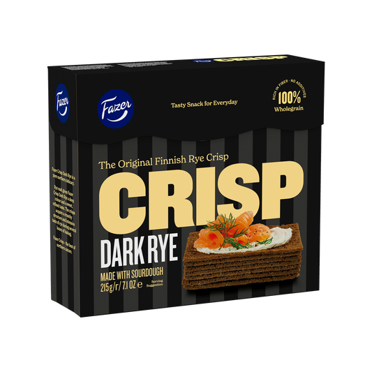Fazer Dark Rye Sourdough Crisp 250g