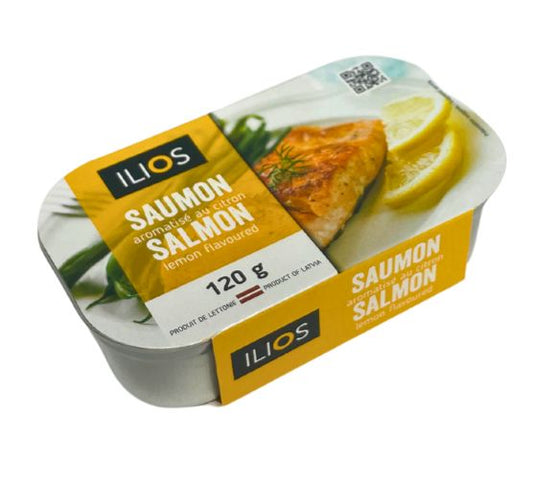 Ilios Smoked Salmon Lemon flavoured 120g