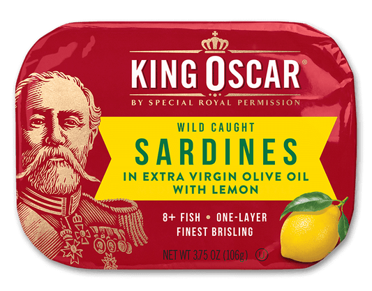 King Oscar Brisling Sardines with Lemon 106g