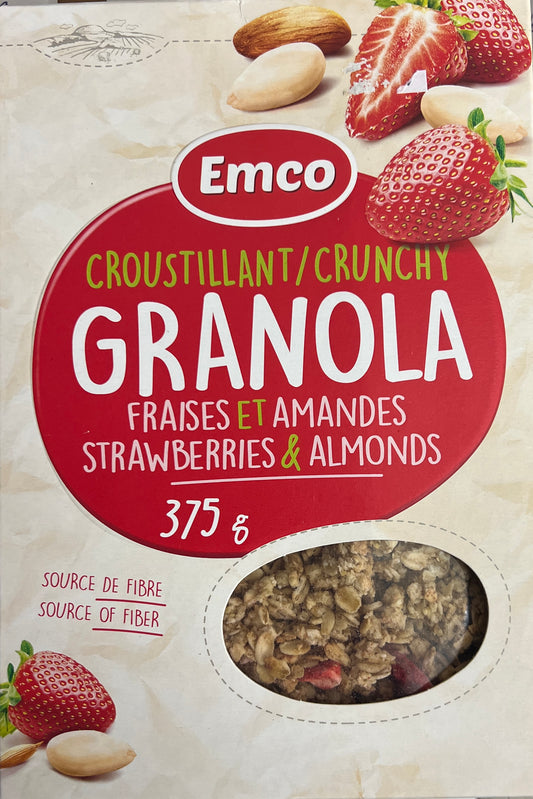 Emco Crunchy Granola Strawberries and Almonds 375g