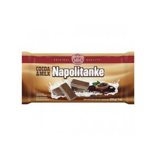 Kras Cocoa & Milk Napolitanke 200g