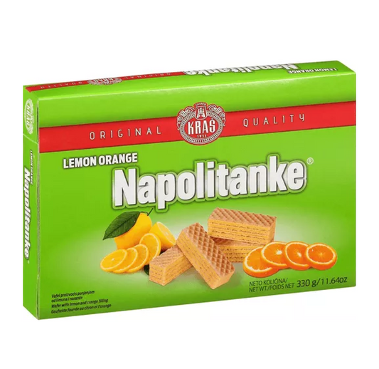 Kras Lemon and Orange Napolitanke 330g