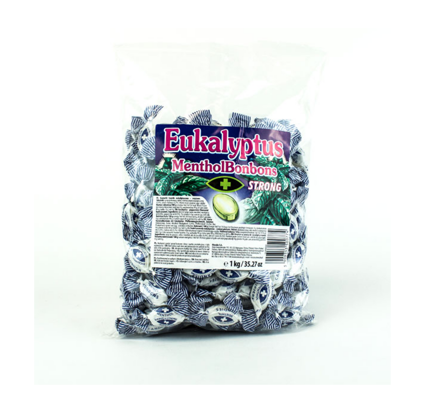 Mieszko Eukalyptus Mentholbonbons Strong 1KG