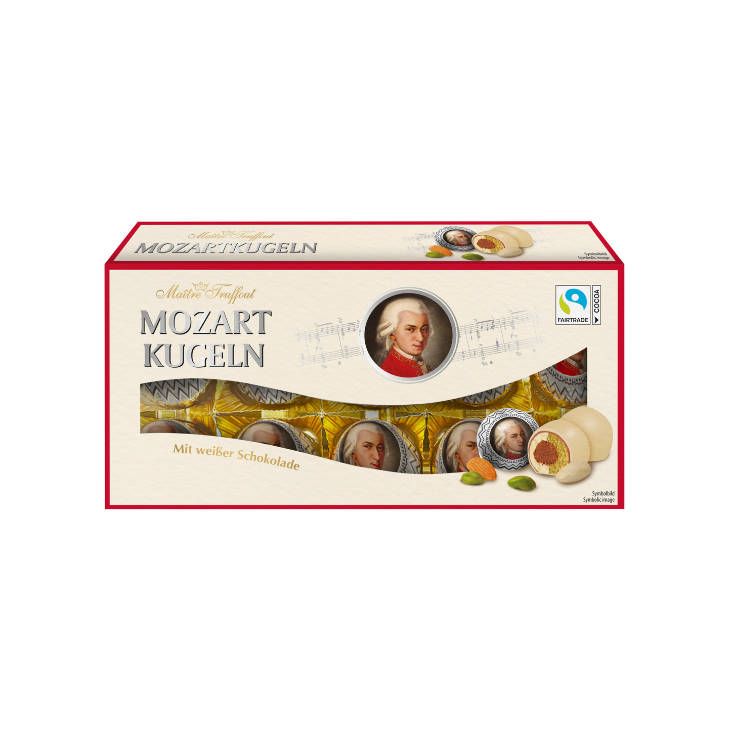 Maître Truffout White Chocolate Mozart Kugeln 200g