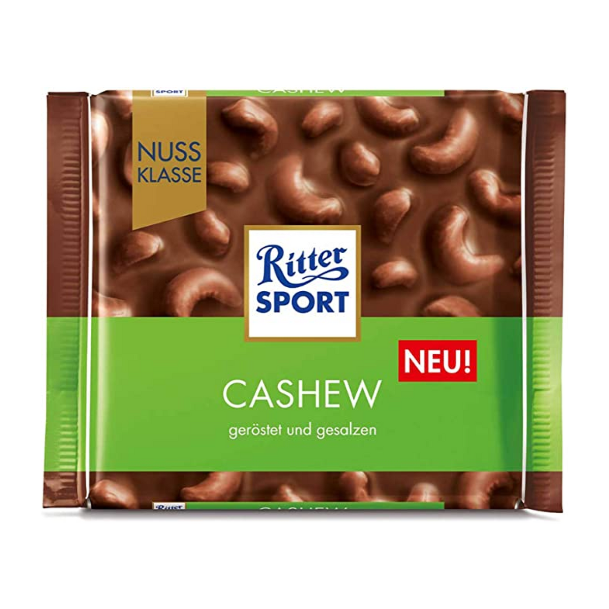 Chocholate Ritter Ritter Sport Milk Chocolate with Cashew 100g – Food Depot Toronto