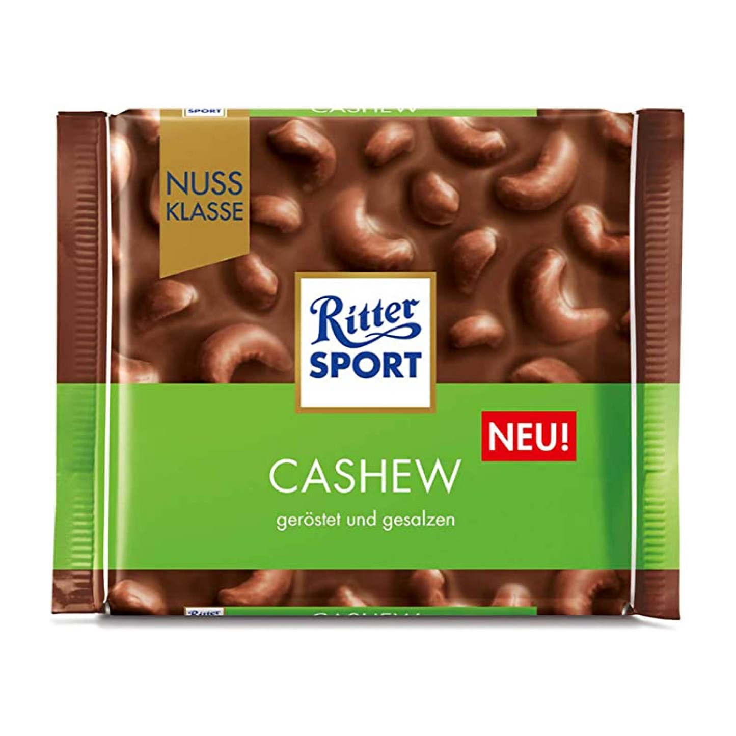 Ritter Sport Milk Chocolate with Cashew 100g