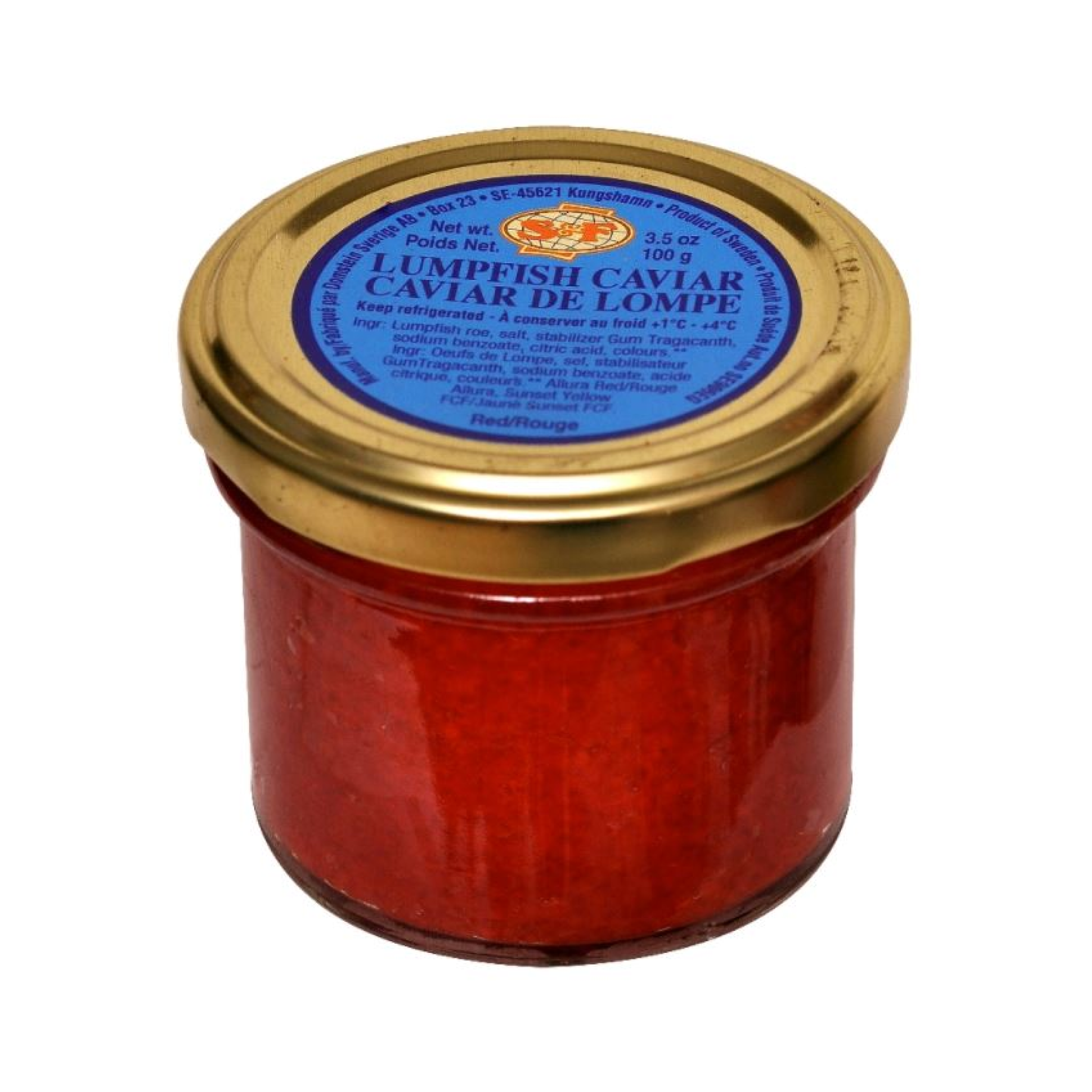 Blump Fish Roe S&F Red Lumpfish Caviar 100g – Food Depot Toronto