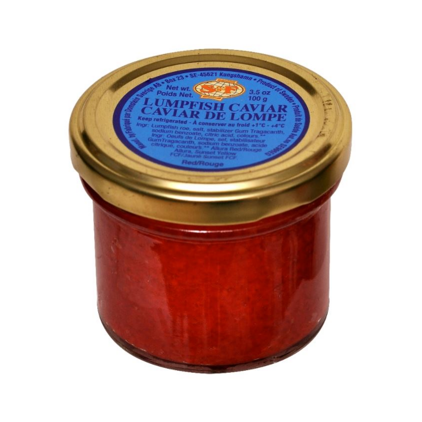 S&F Red Lumpfish Caviar 100g