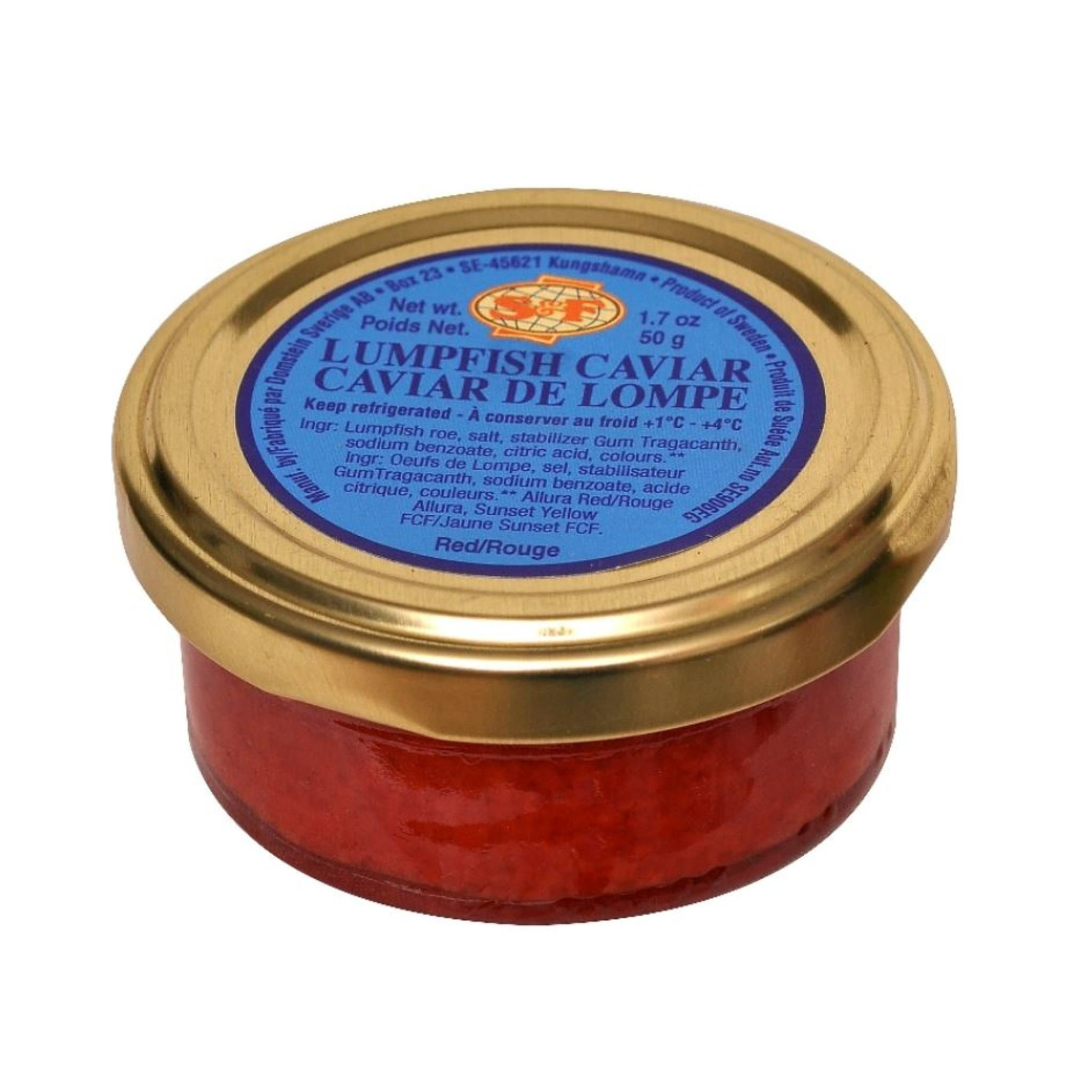 Blump Fish Roe Red Lumpfish Caviar 50g – Food Depot Toronto