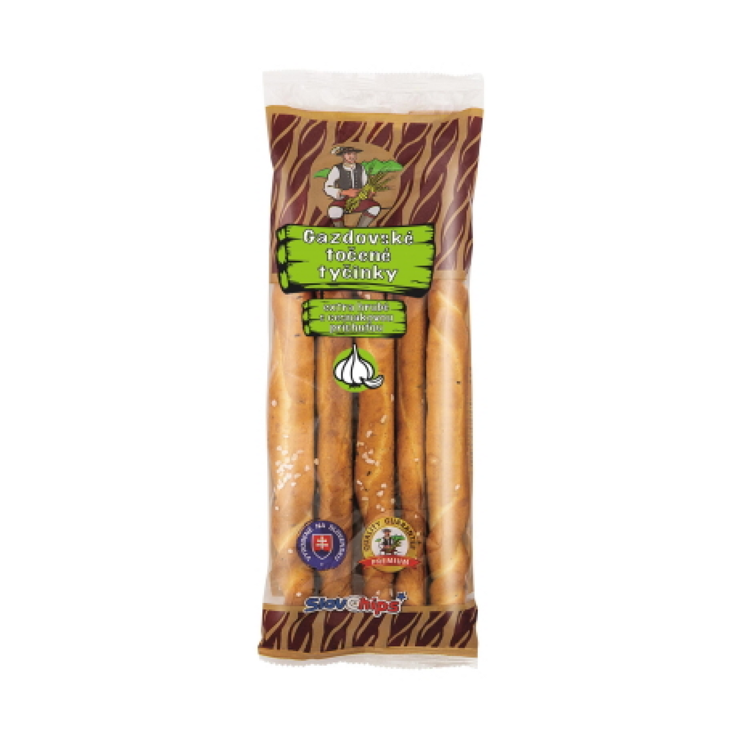 SlovChips Pretzel Sticks with Garlic 100g