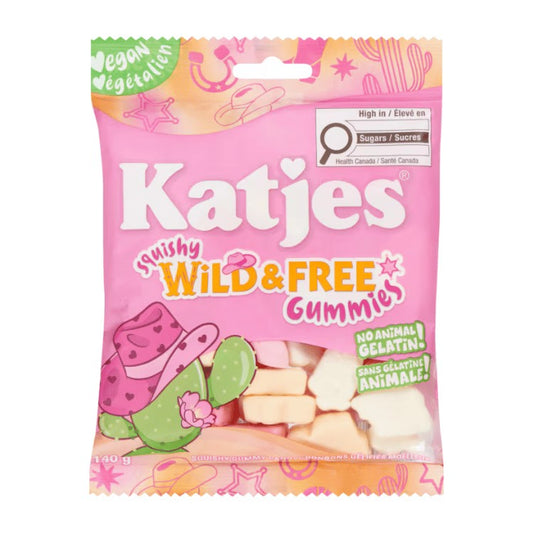 Katjes Plant Based Gummies Squishy Wild&Free  140g