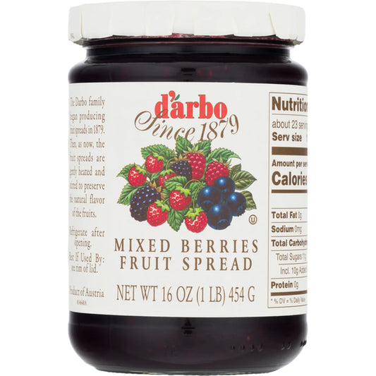 D'arbo Mixed Berry Spread 350ml