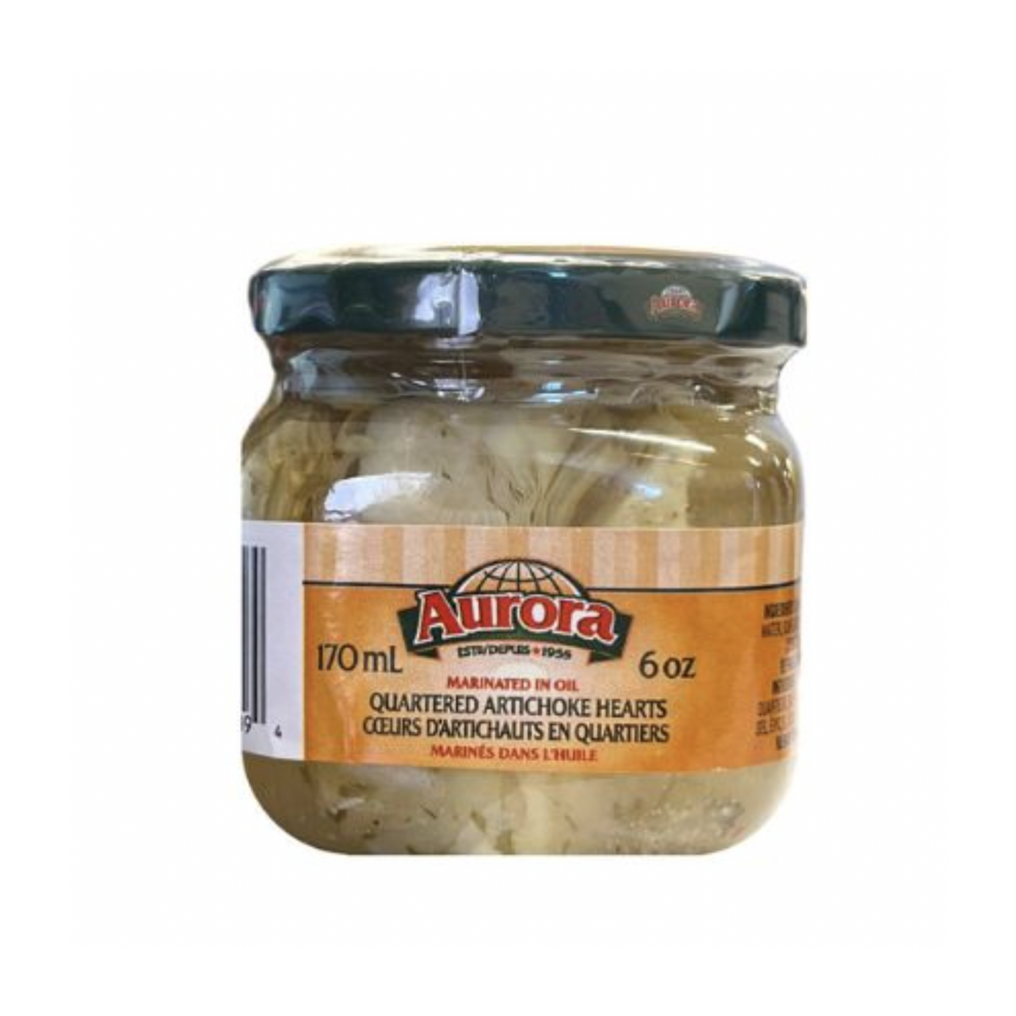 Aurora Quartered Artichoke Hearts 170ml