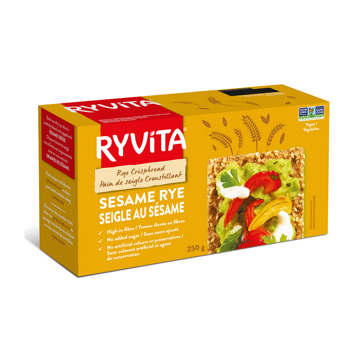 Ryvita Sesame Rye Crispbread 250g