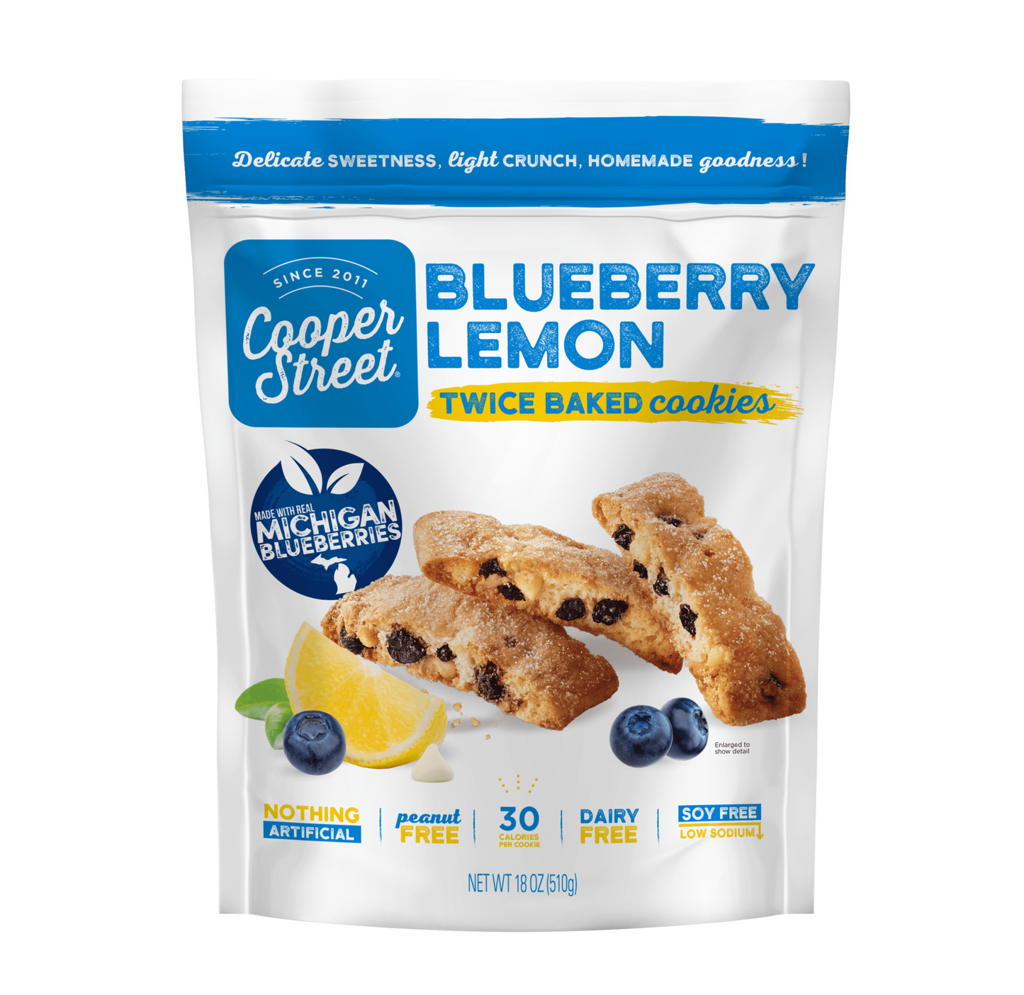 Cooper Street Blueberry Lemon Twice-Baked Cookies 141g