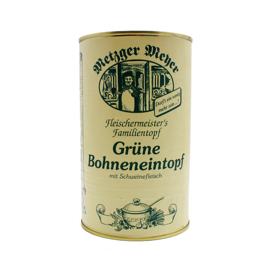Metzger Meyer Grüne Bohneneintopf mit Schweinfleish