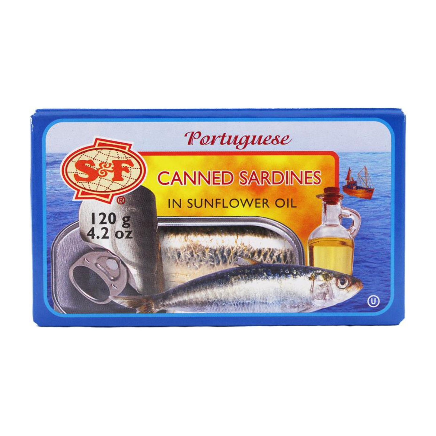 S&F Portuguese Canned Sardines in Sunflower Oil 120g