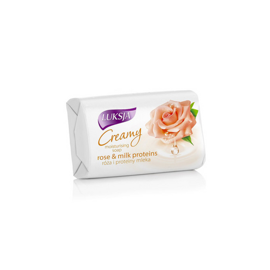 Luksja Creamy Moisturing Soap Rose & Milk Proteins