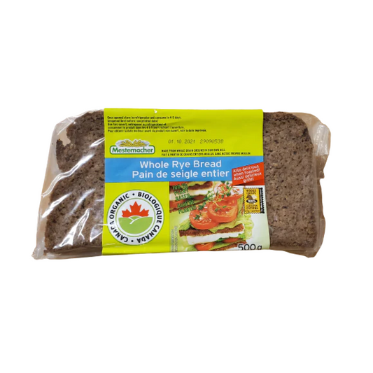 Mestemacher Whole Rye Bread Organic 500g