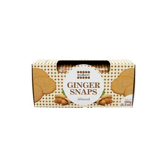 Nyaker Almond Ginger Snaps 150g