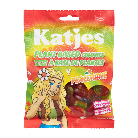 Katjes Plant-Based Gummies Peace & Love 170g