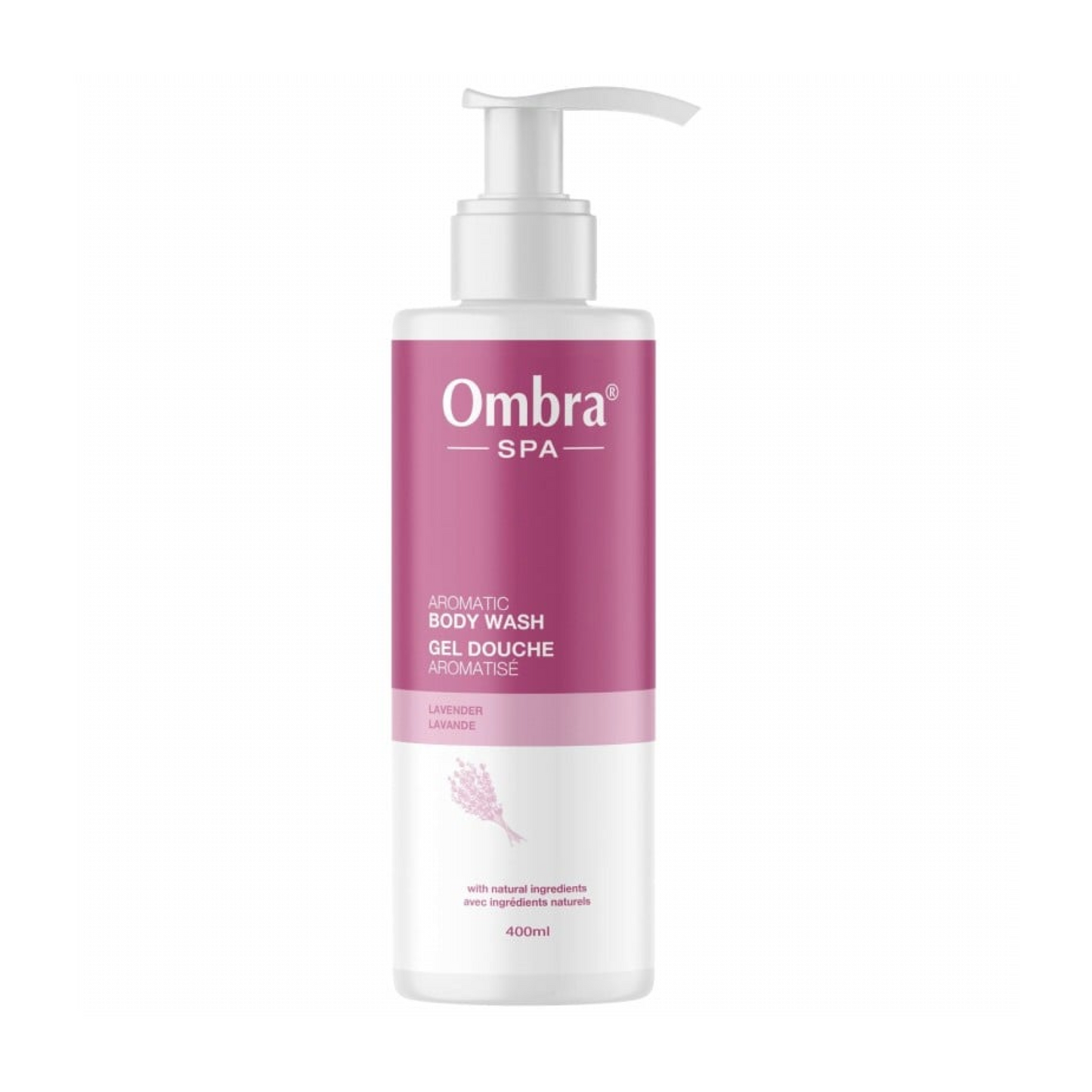 Ombra Spa Lavender Aromatic Body Wash 400ml
