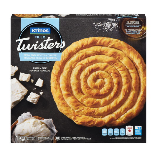 Krinos Twisters Feta and Ricotta 1KG