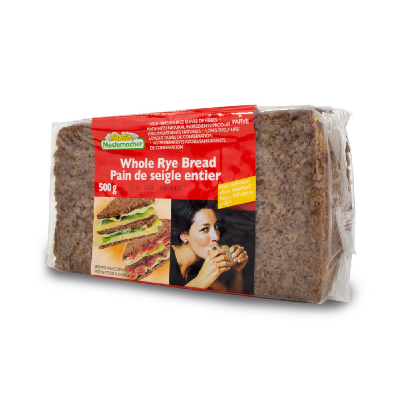 Mestemacher Whole Rye Bread 500g