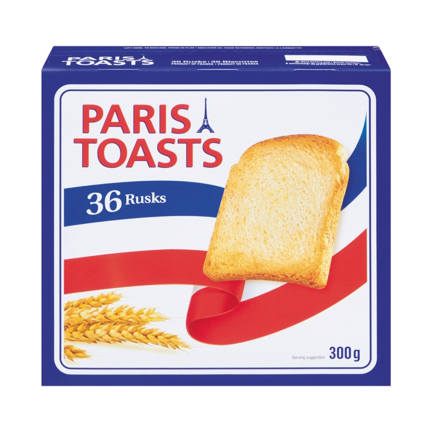 Paris Toasts 36 Rusks 300g