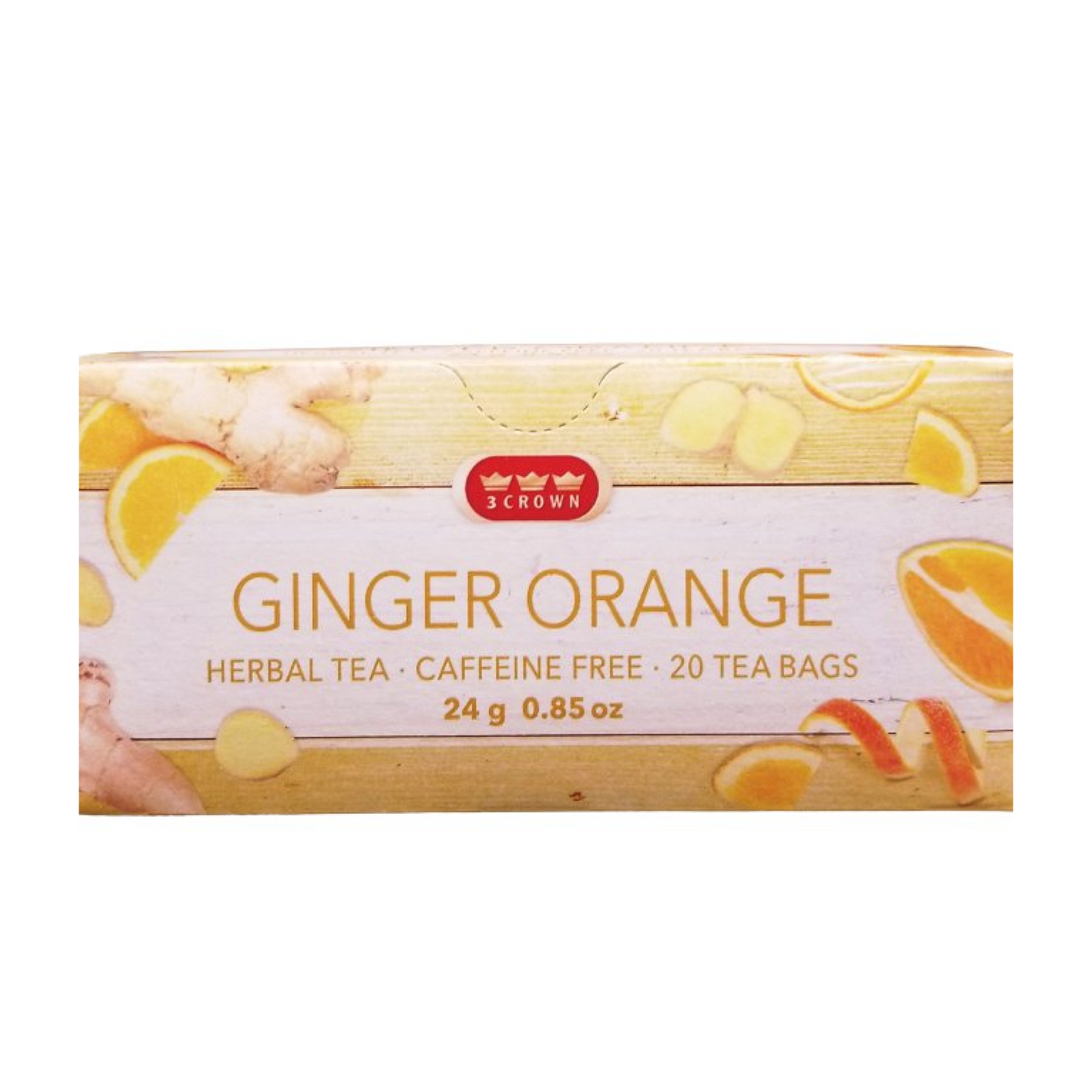 3 Crown Ginger Orange Herbal Tea  24g
