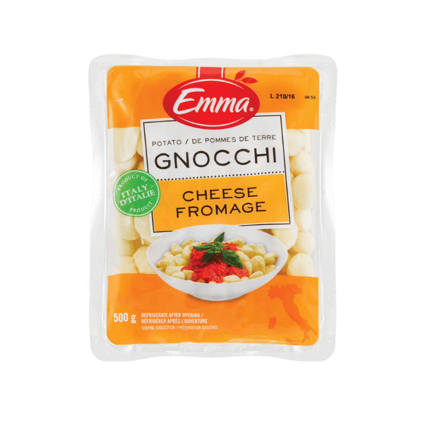 Emma Potato Gnocchi with Cheese 500g