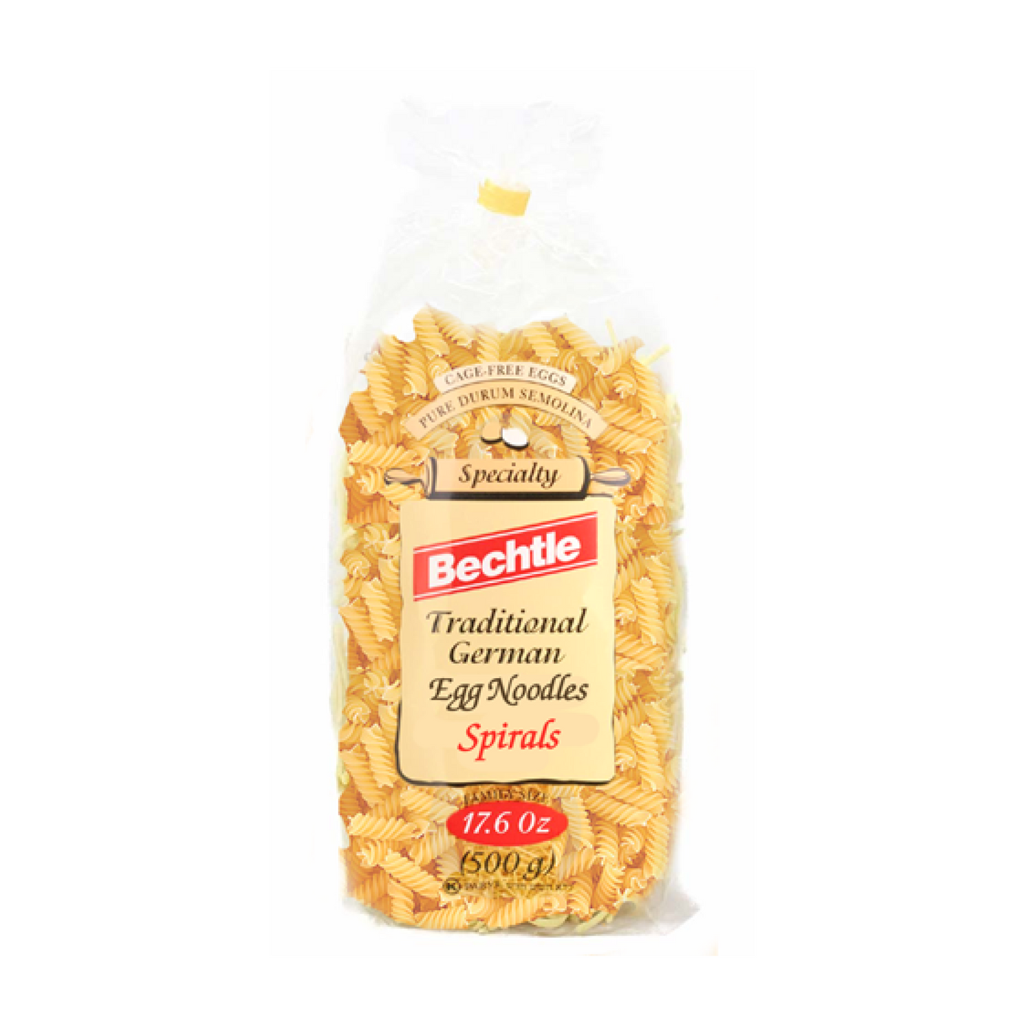 Bechtle Traditional German Egg Pasta Spiral 500g