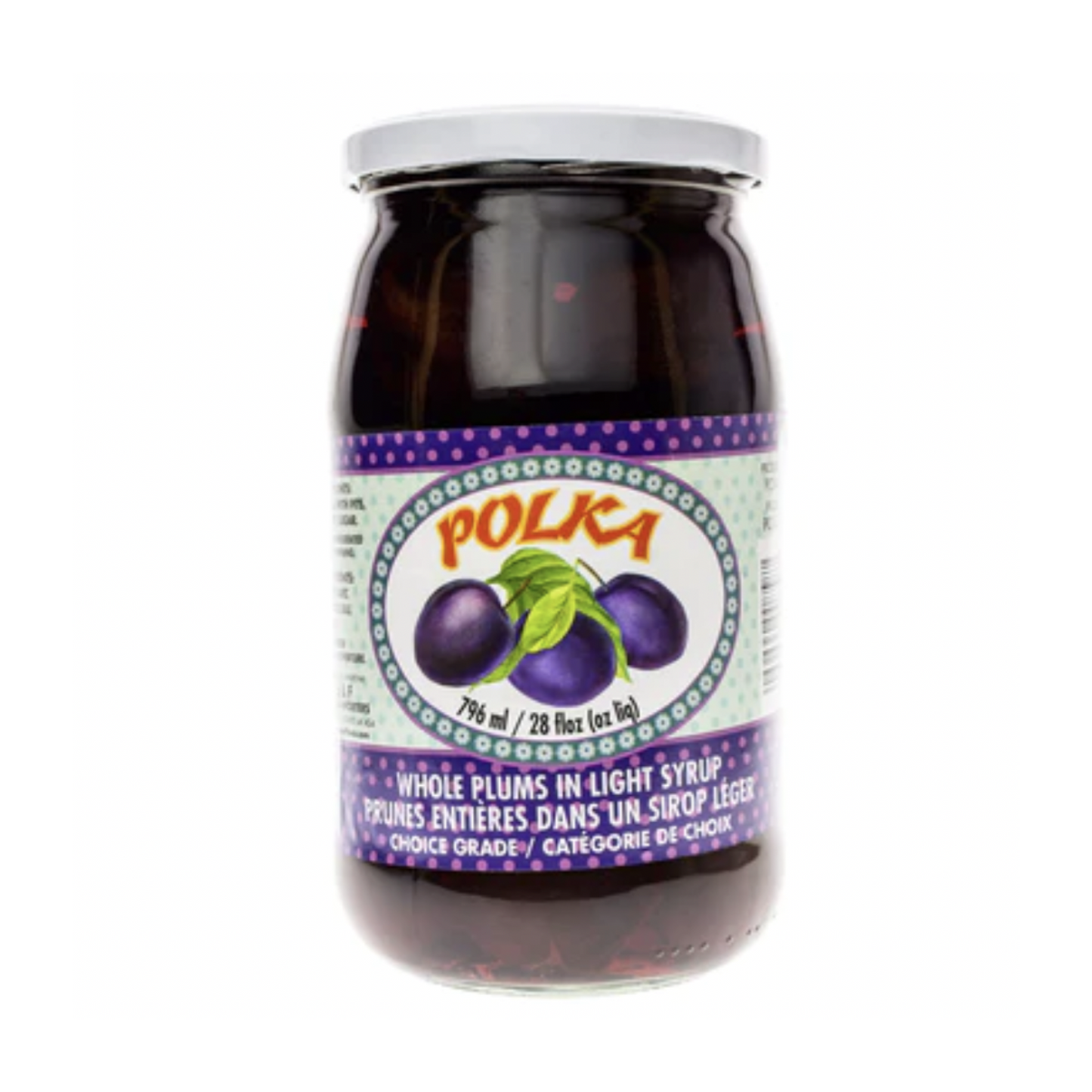 Polka Whole Plums in Light Syrup 796ml