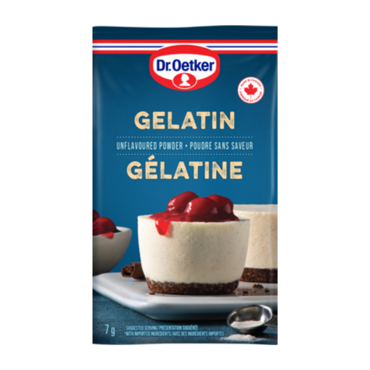 Dr. Oetker Gelatin Unflavoured 4 Pack 7g